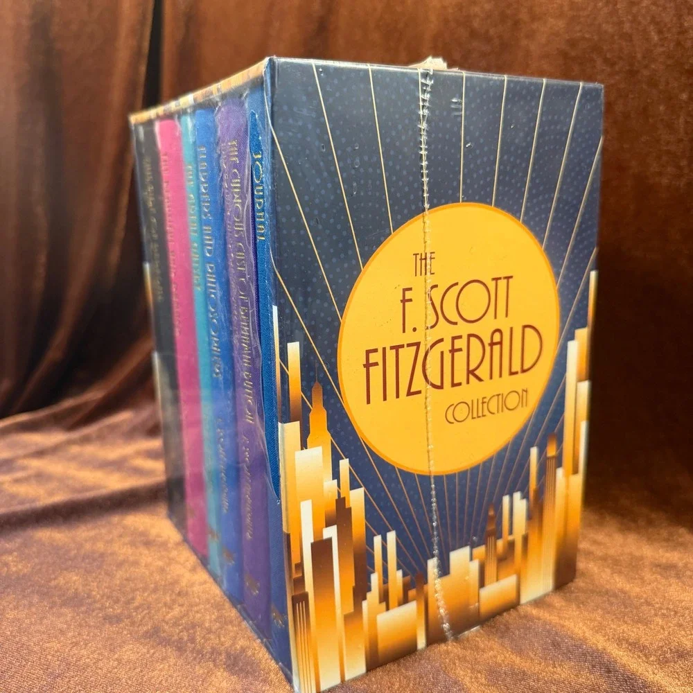 F. Scott Fitzgerald Collection 6 Book Box Set Great Gatsby‎ New Sealed Hardcover